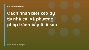 Read more about the article Cách nhận biết kèo dụ từ nhà cái và phương pháp tránh bẫy tỉ lệ kèo