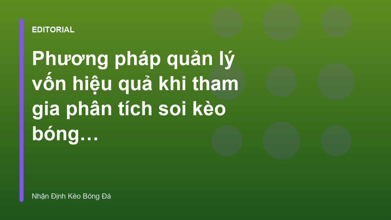 Biểu đồ quản lý vốn soi kèo bóng đá